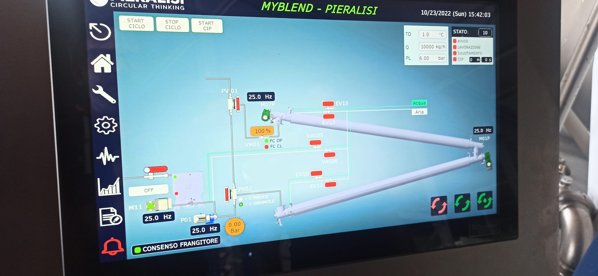 computer protoreattore pieralisi lp oleificio frant olio frantoio menfi casale abate