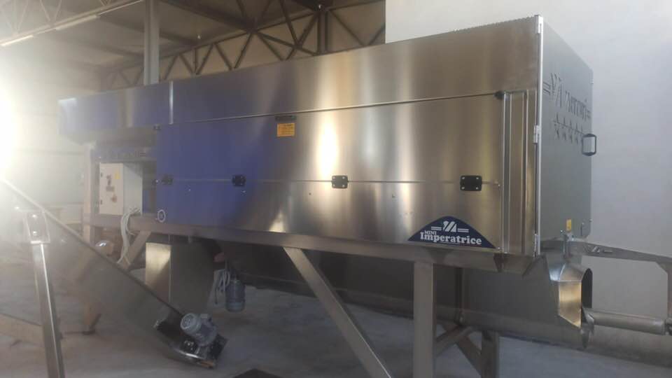 deramifogliatore imperatrice inox mercuri officine frant olio frantoio menfi casale abate